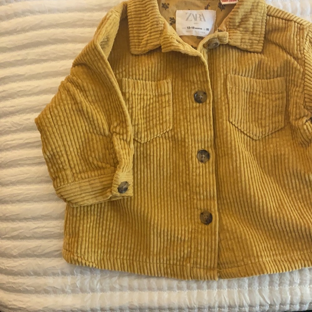 Zara NWOT corduroy jacket